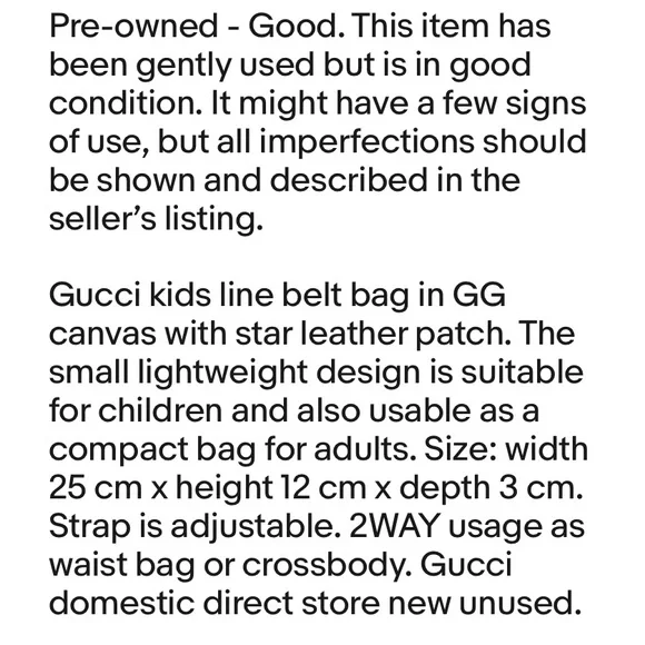 Gucci Beige Belt Bag - Picture 5 of 5